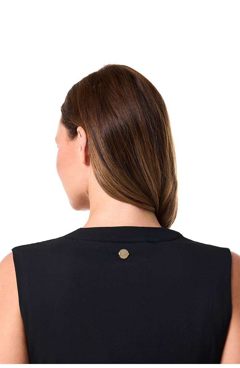 Coolibar Button Front Dress - UPF 50+ Sun Protection - Monroe, Alternate, color, Black