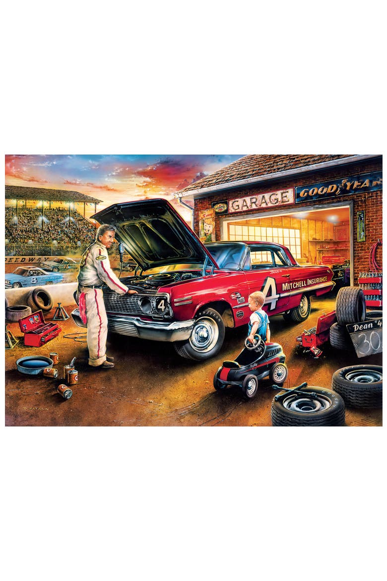 Track Side 1000 Piece Jigsaw Puzzle, Alternate, color, Multicolor
