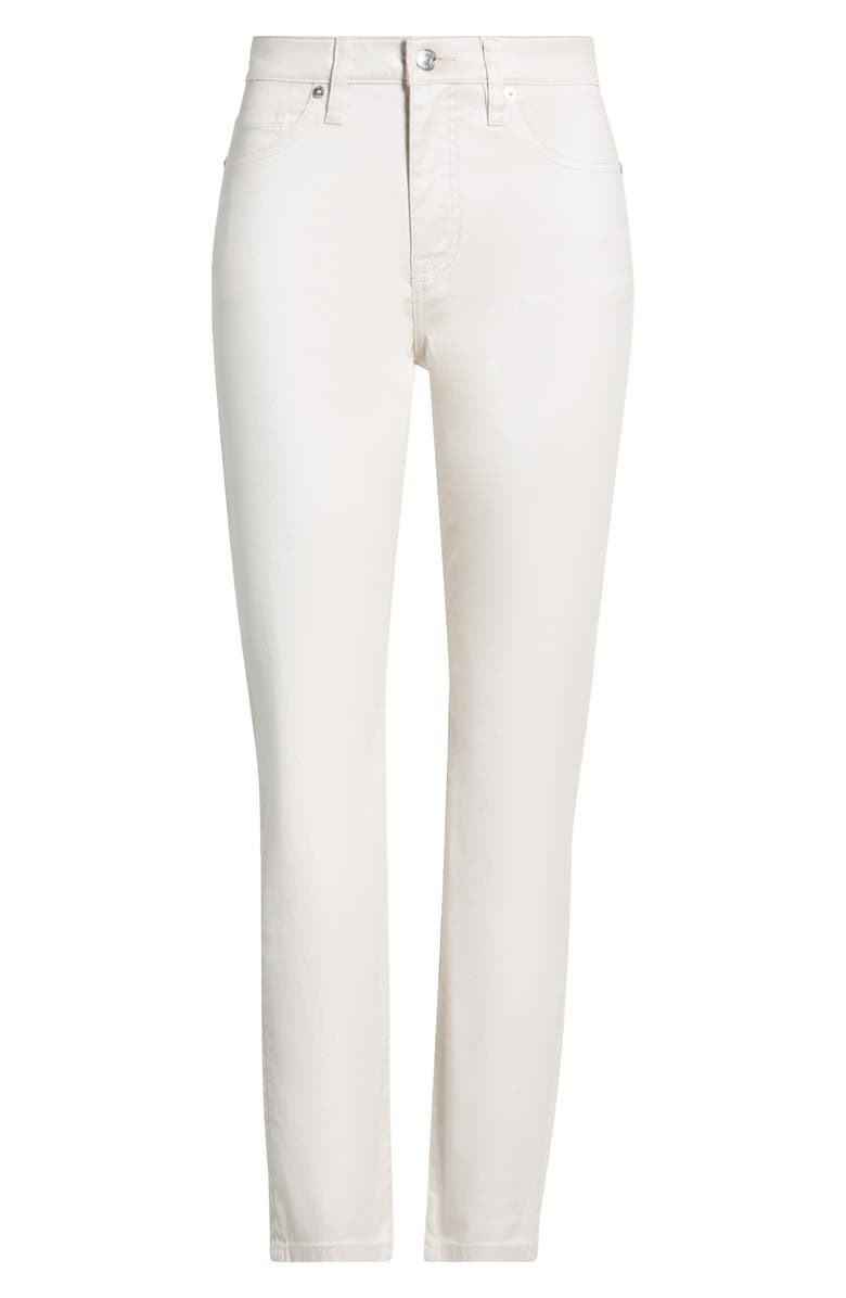 Tommy Bahama Pearl Coated High Waist Ankle Skinny Jeans, Alternate, color, Seedpearl