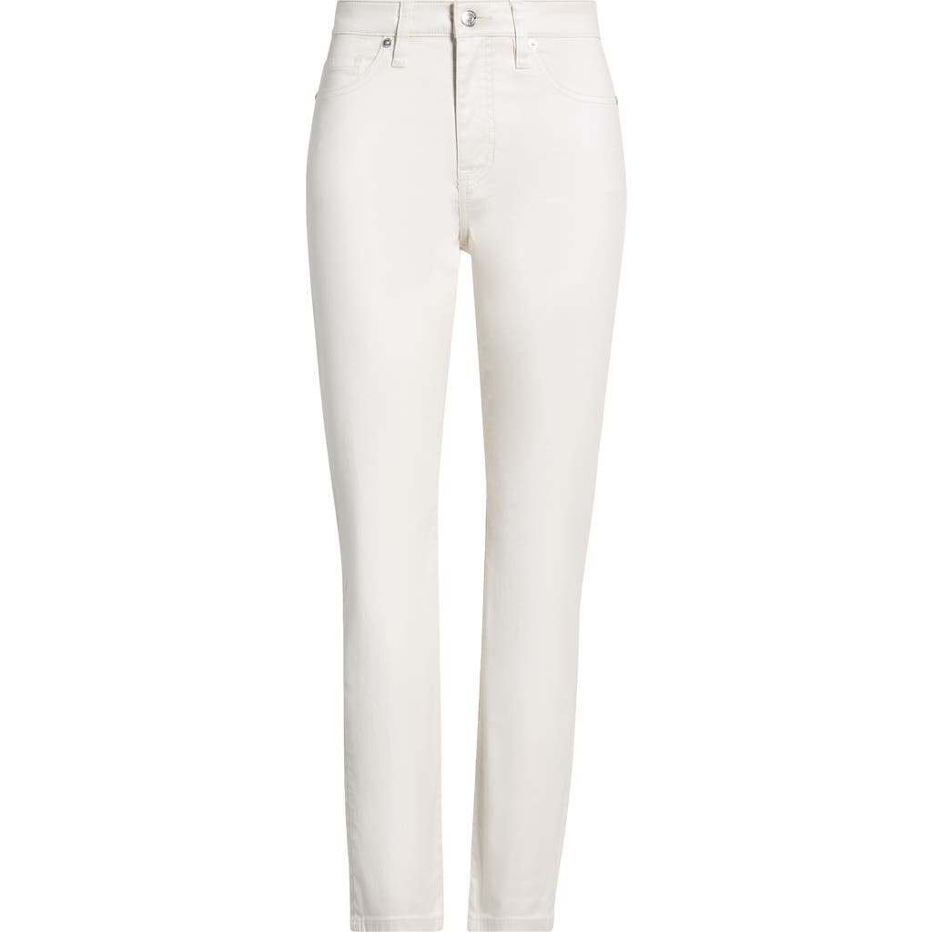 Tommy Bahama Pearl Coated High Waist Ankle Skinny Jeans In Neutral