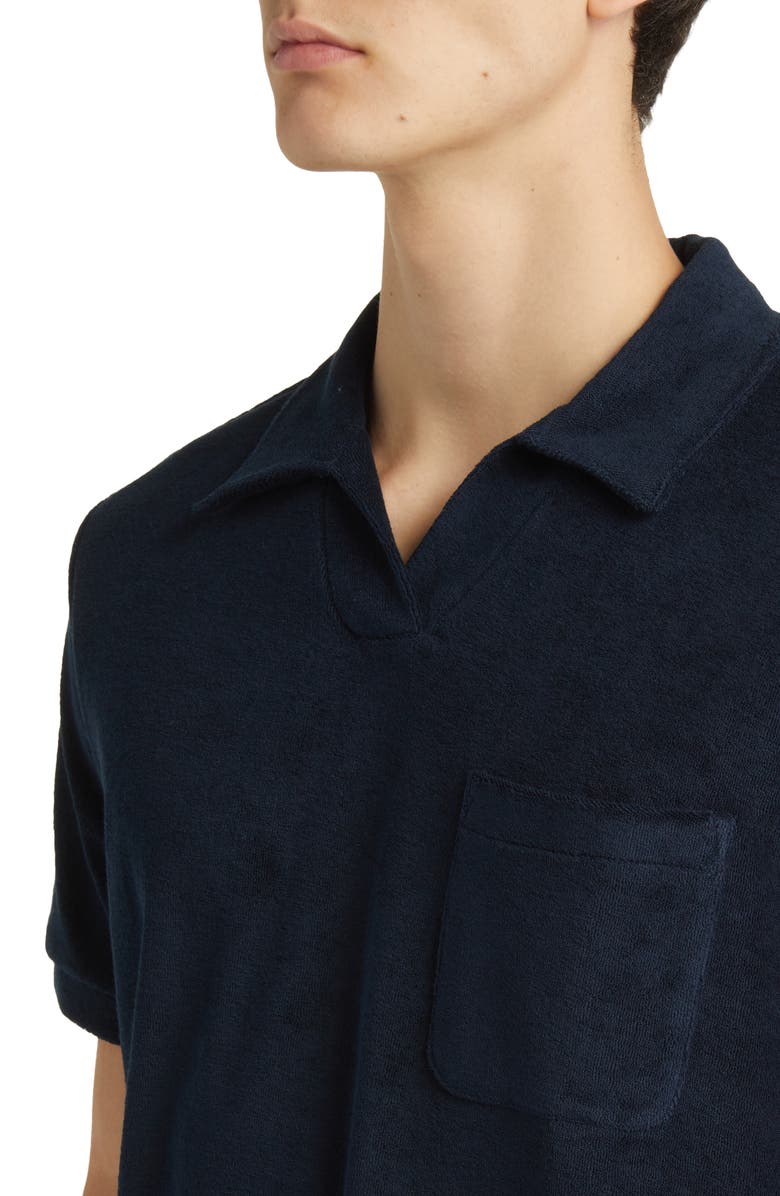 A.P.C. Agustino Cotton French Terry Polo, Alternate, color, 