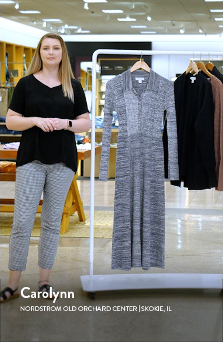 Marled Long Sleeve Sweater Dress, sales video thumbnail