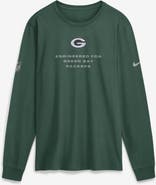 Nike Men's Nike Green Green Bay Packers Sideline Bold Arch Star Dri-FIT Long Sleeve T-Shirt