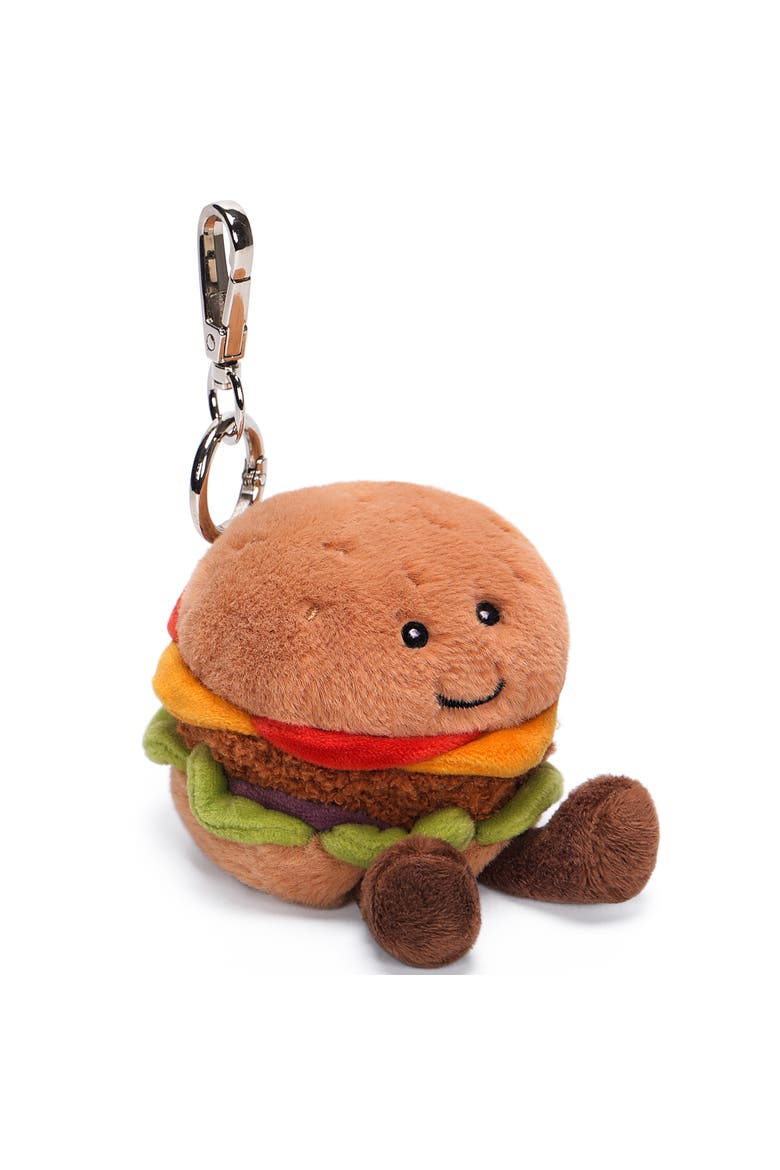 Plush Bag Charm Juicy Cheese Burger, Alternate, color, Multicolored