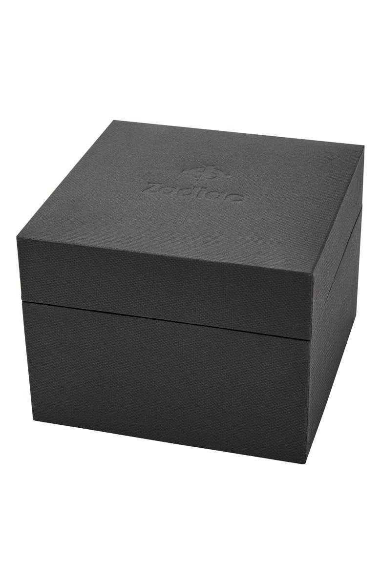 Zodiac Sea-Chron Automatic Stainless Steel Watch, 42mm, Alternate, color, Silver