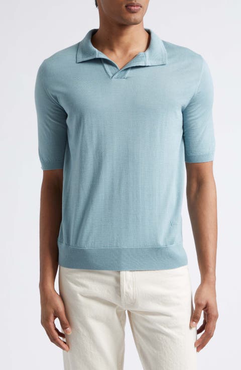 Wool, Silk & Cashmere Polo