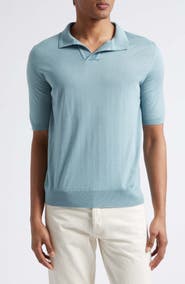 ISAIA Wool, Silk & Cashmere Polo