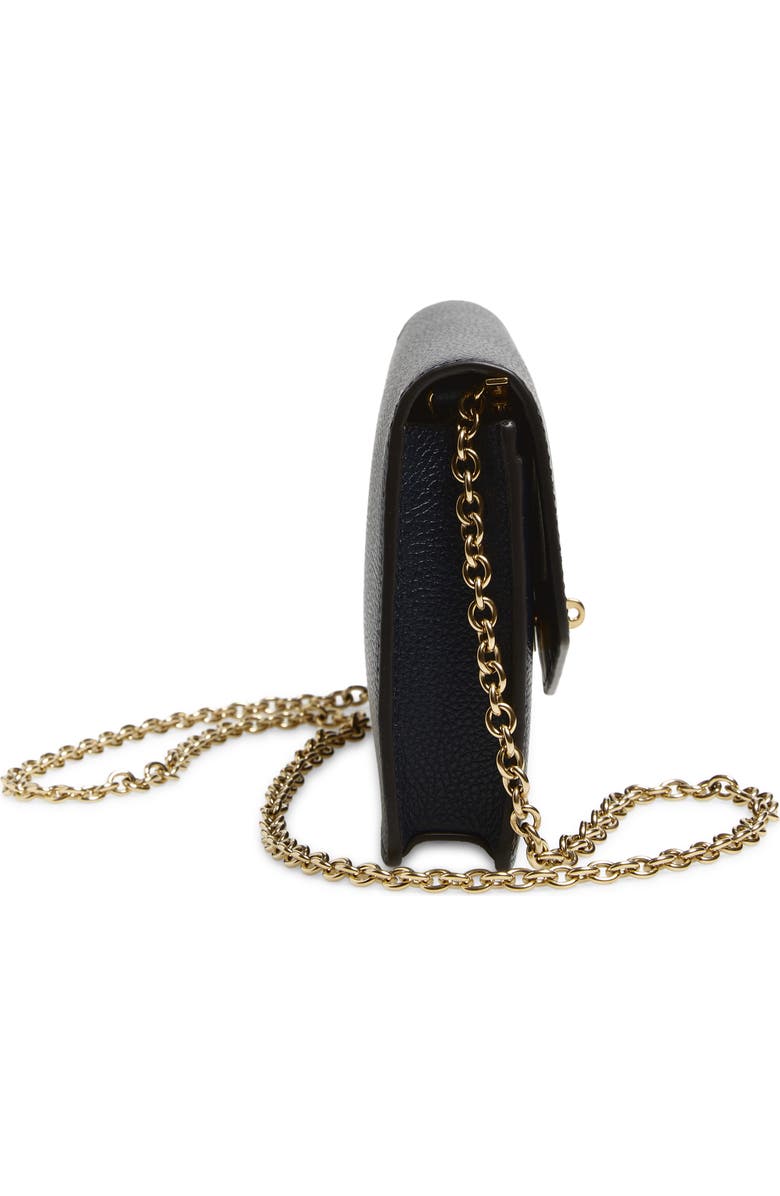 Mulberry Darley Leather Clutch, Alternate, color, Night Sky
