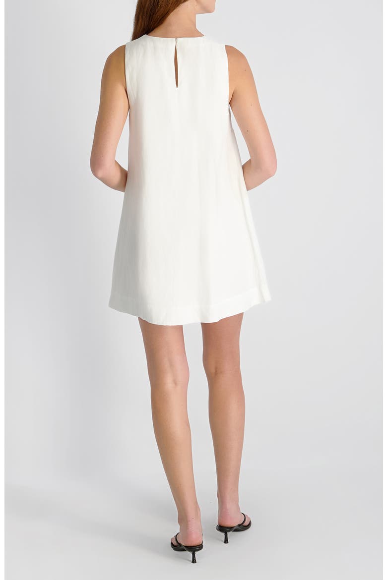 Copper Sleeveless Shift Minidress, Alternate, color, SUMMER WHITE