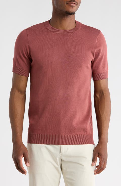 Short Sleeve Knit Sweater