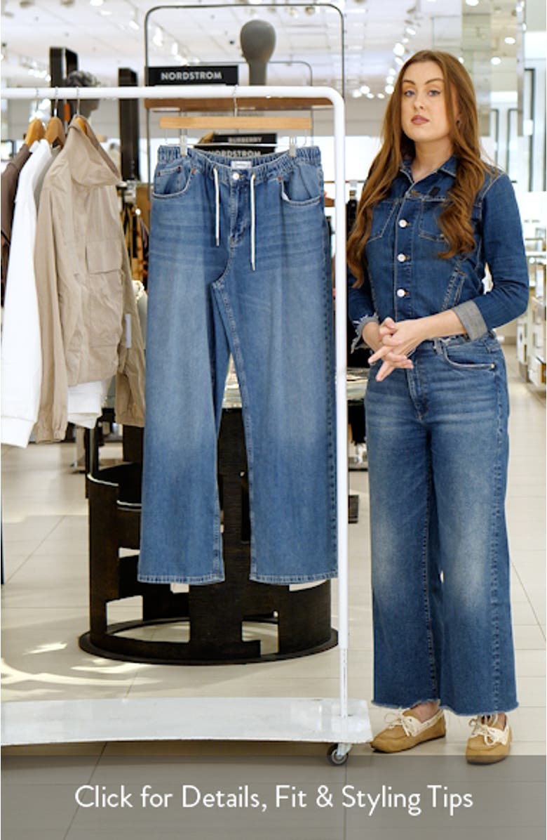 Baggy Drawstring Jeans, sales video thumbnail