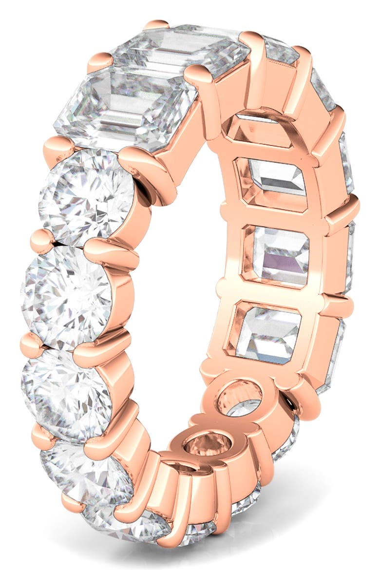 Lab Created Diamond Eternity Ring, Alternate, color, 18K ROSE GOLD