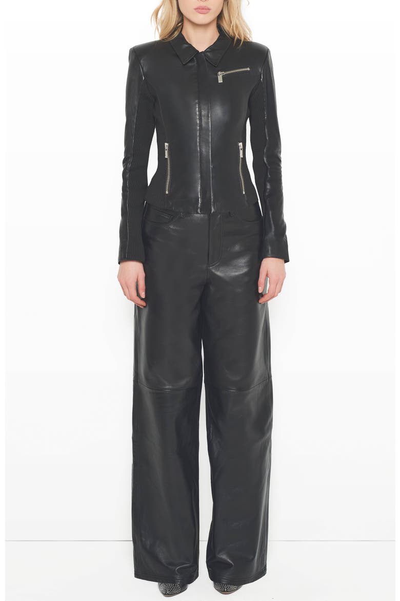 Mrs. Smith Leather Jacket, Alternate, color, Black
