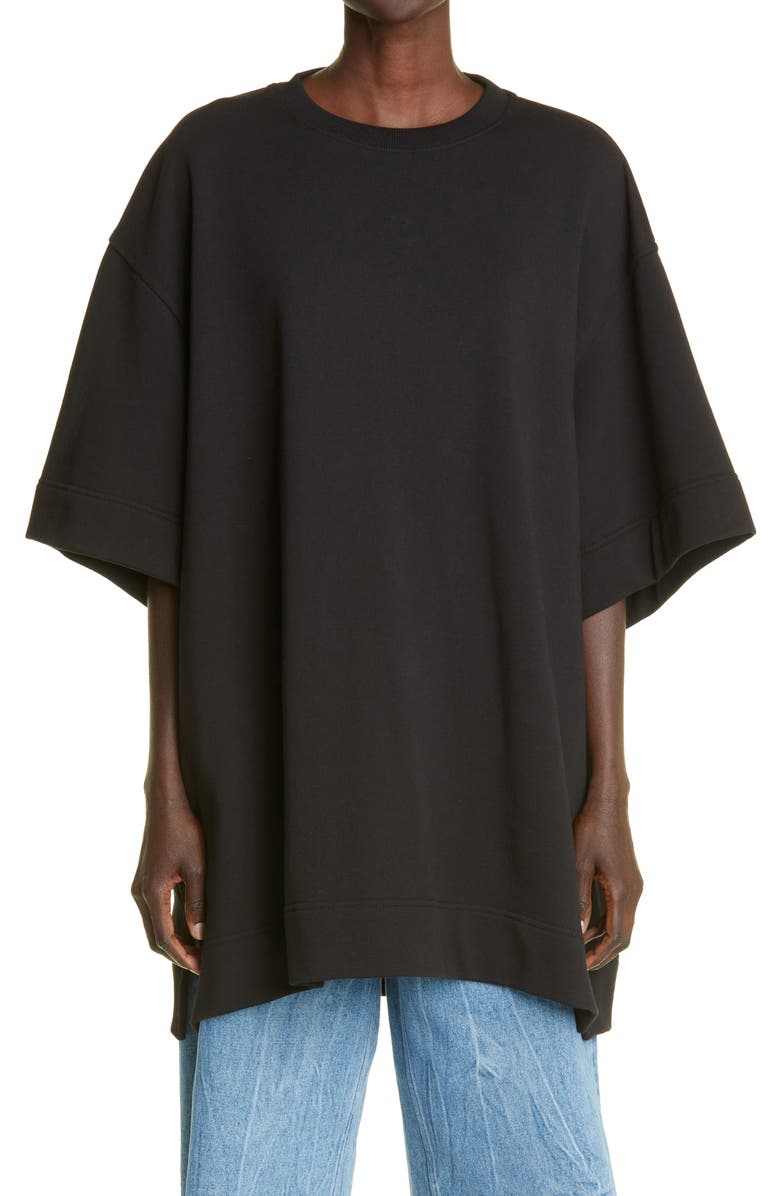 Dries Van Noten Hakko Oversize Jersey T-Shirt Dress, Main, color, 