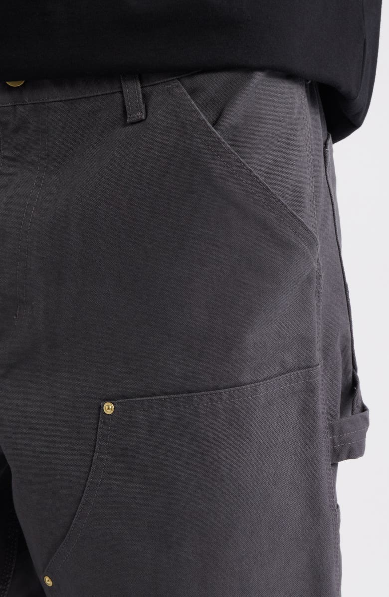 Carhartt Work In Progress Double Knee Pants, Alternate, color, Graphite Rinsed