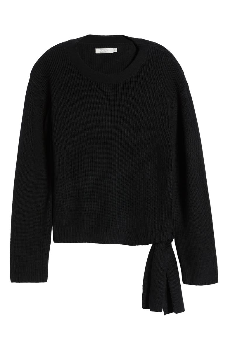 Masai Copenhagen Fairy Side Tie Sweater, Alternate, color,