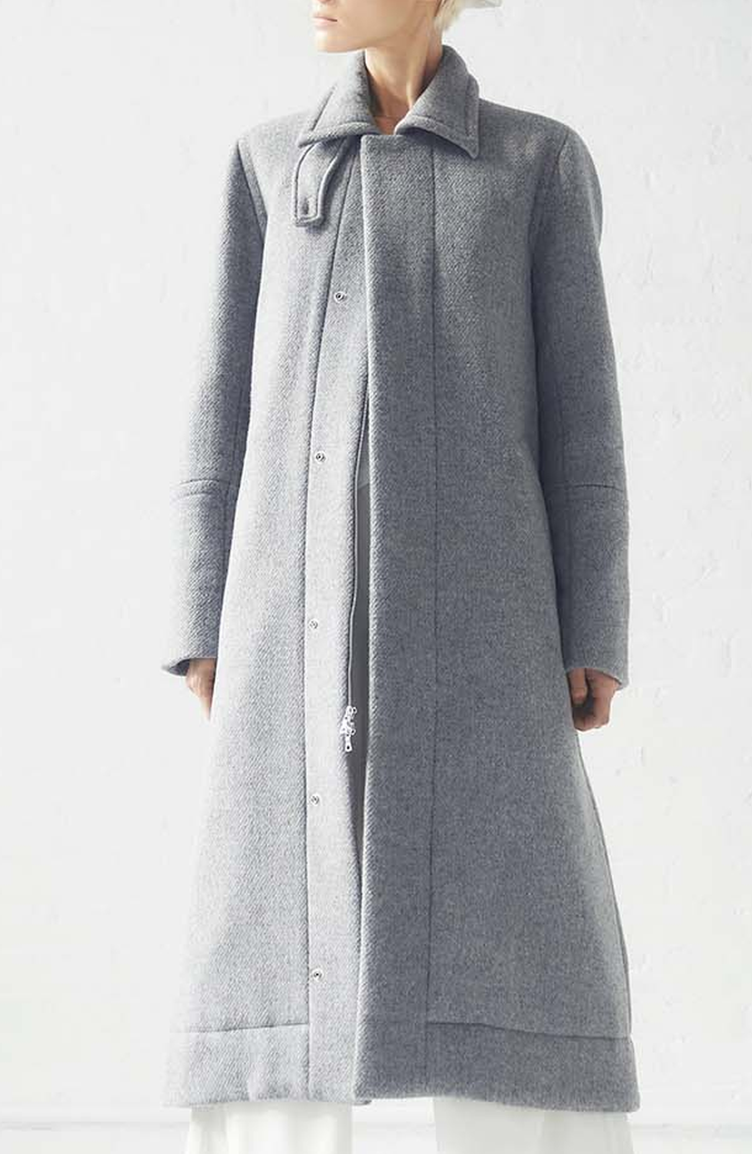 Down Wool Overcoat