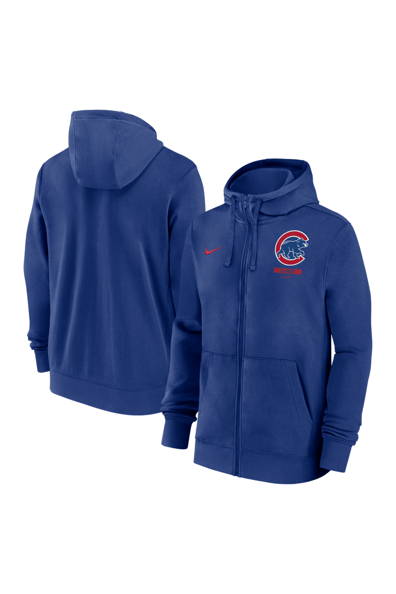 Men's Nike Royal Chicago Cubs Primetime Lockup Full-Zip Hoodie, Main, color, Royal