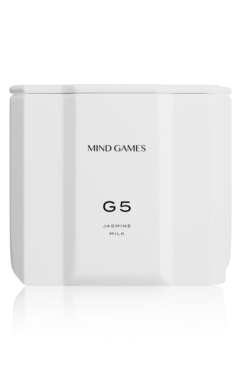 MIND GAMES G5 Jasmine Milk Luxury Candle, Main, color, 