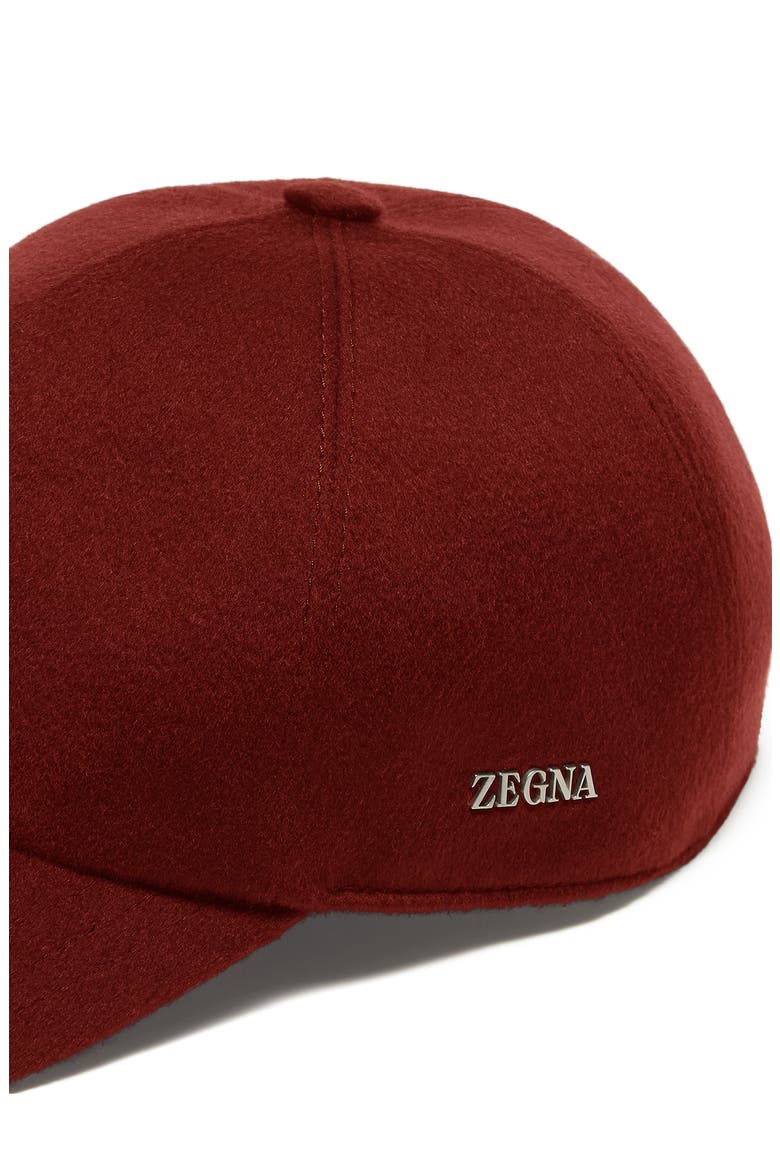 Oasi Cashmere Baseball Cap, Alternate, color, RED