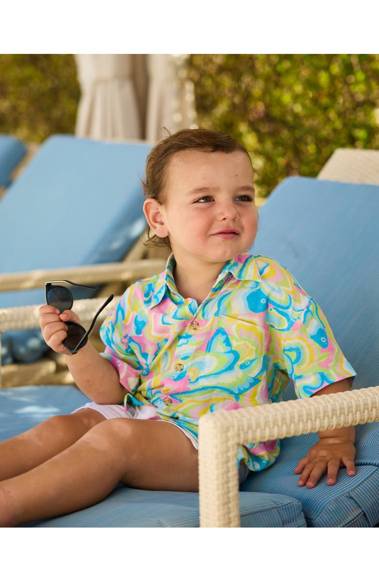 Kenny Flowers The St. Lucia - Boys Hawaiian Shirt, Alternate, color, Multi