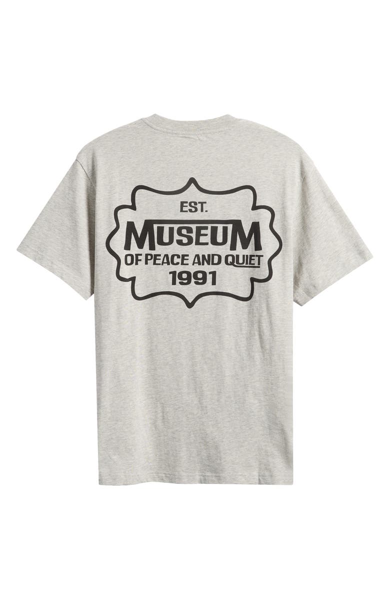 Museum of Peace & Quiet Establish Graphic T-Shirt, Alternate, color, Ash