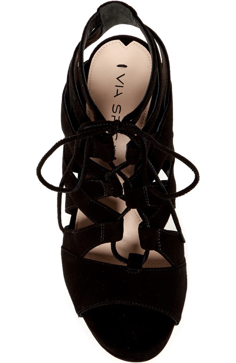 Via Spiga Collette Caged Platform Sandal, Alternate, color,