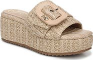 SAM & LIBBY Crysta Platform Slide Sandal