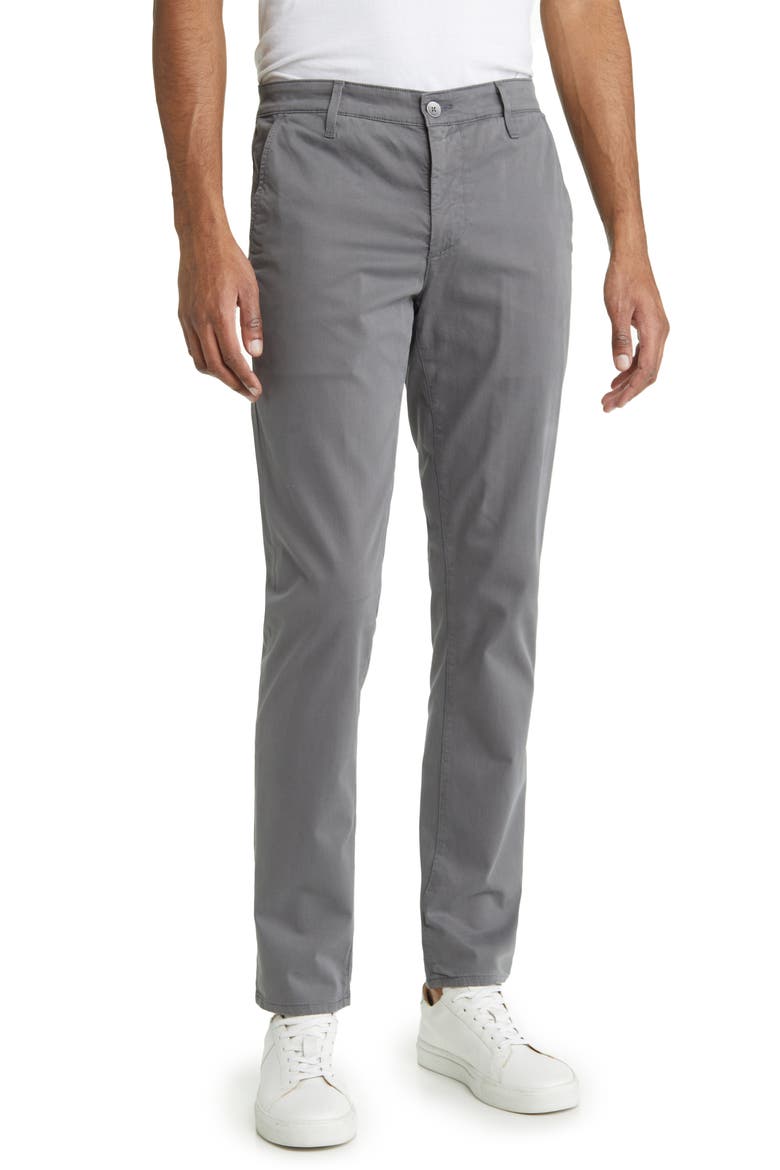 Jamison Slim Straight Leg Pants, Main, color, FOLKESTONE GREY