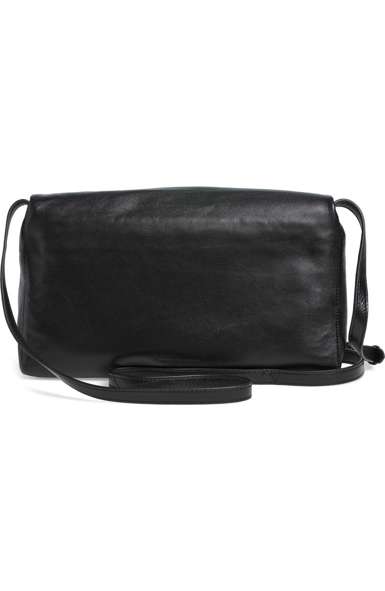 Dries Van Noten Medium Pleated Leather Shoulder Bag, Alternate, color,