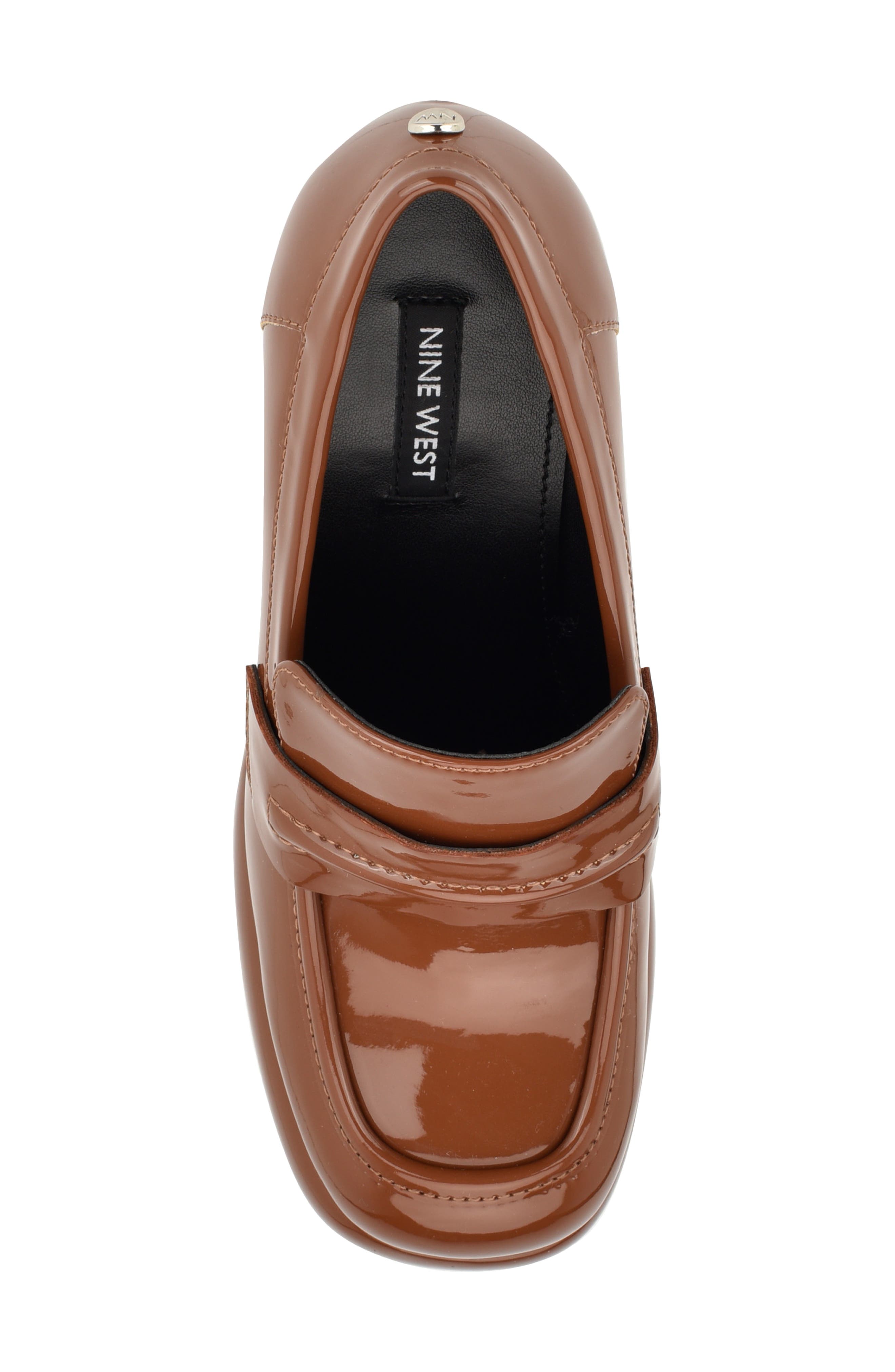 Verge Loafer Pump, Alternate, color, DARK BROWN