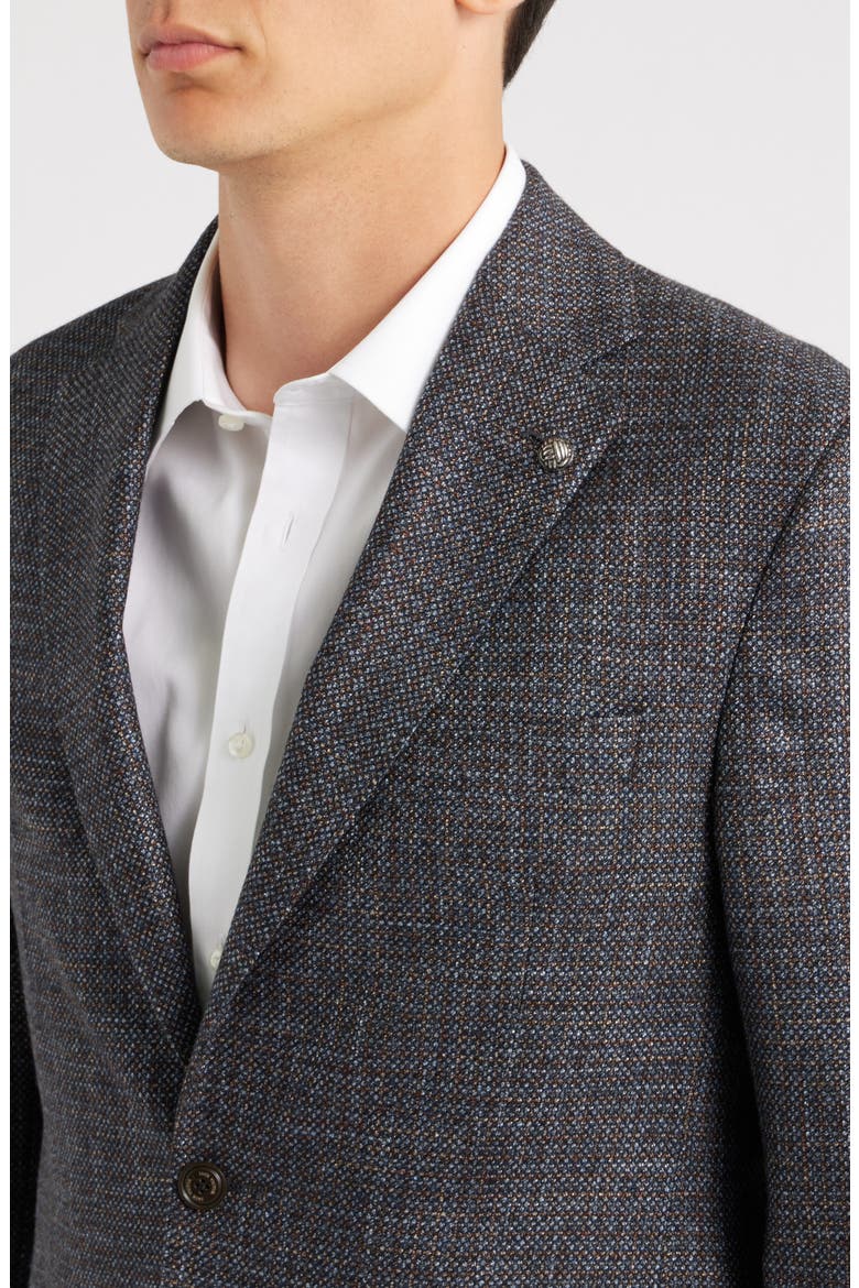 Morton Textured Sport Coat, Alternate, color, BLUE