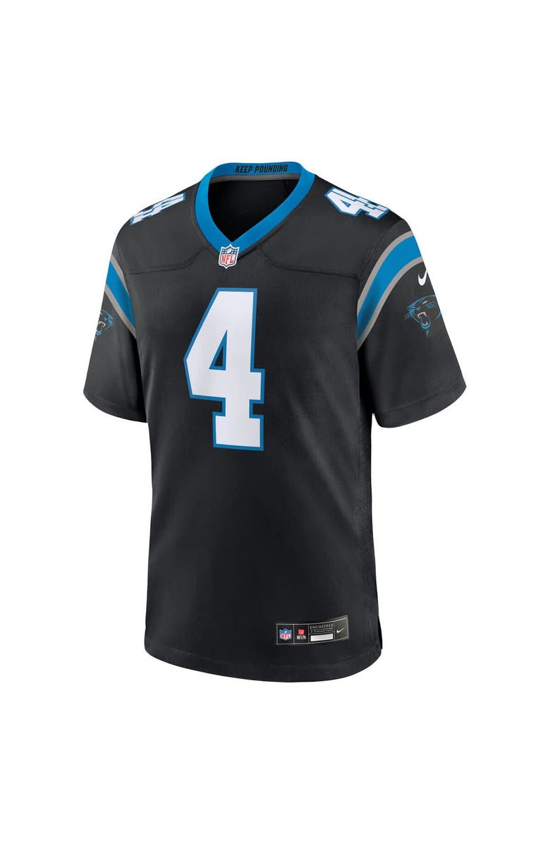 Nike Youth Nike Tetairoa McMillan Black Carolina Panthers Game Jersey, Alternate, color, Black