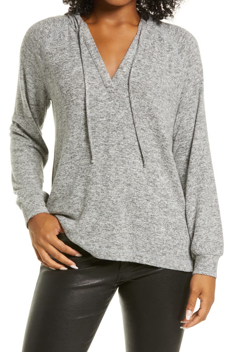 GIBSONLOOK Split Neck Hoodie, Main, color, 