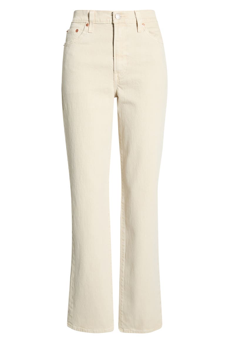 Ribcage High Waist Slim Jeans, Main, color, TO THE BONE STAR