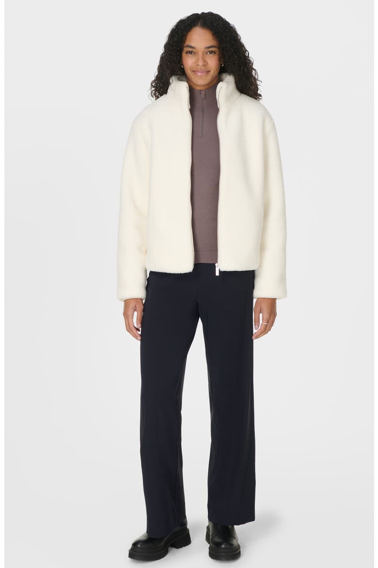 Faux Shearling Jacket, Alternate, color, STUDIO WHITE