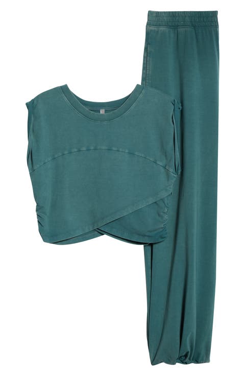 FP Movement Golden Hour Crop T-Shirt & Joggers Set