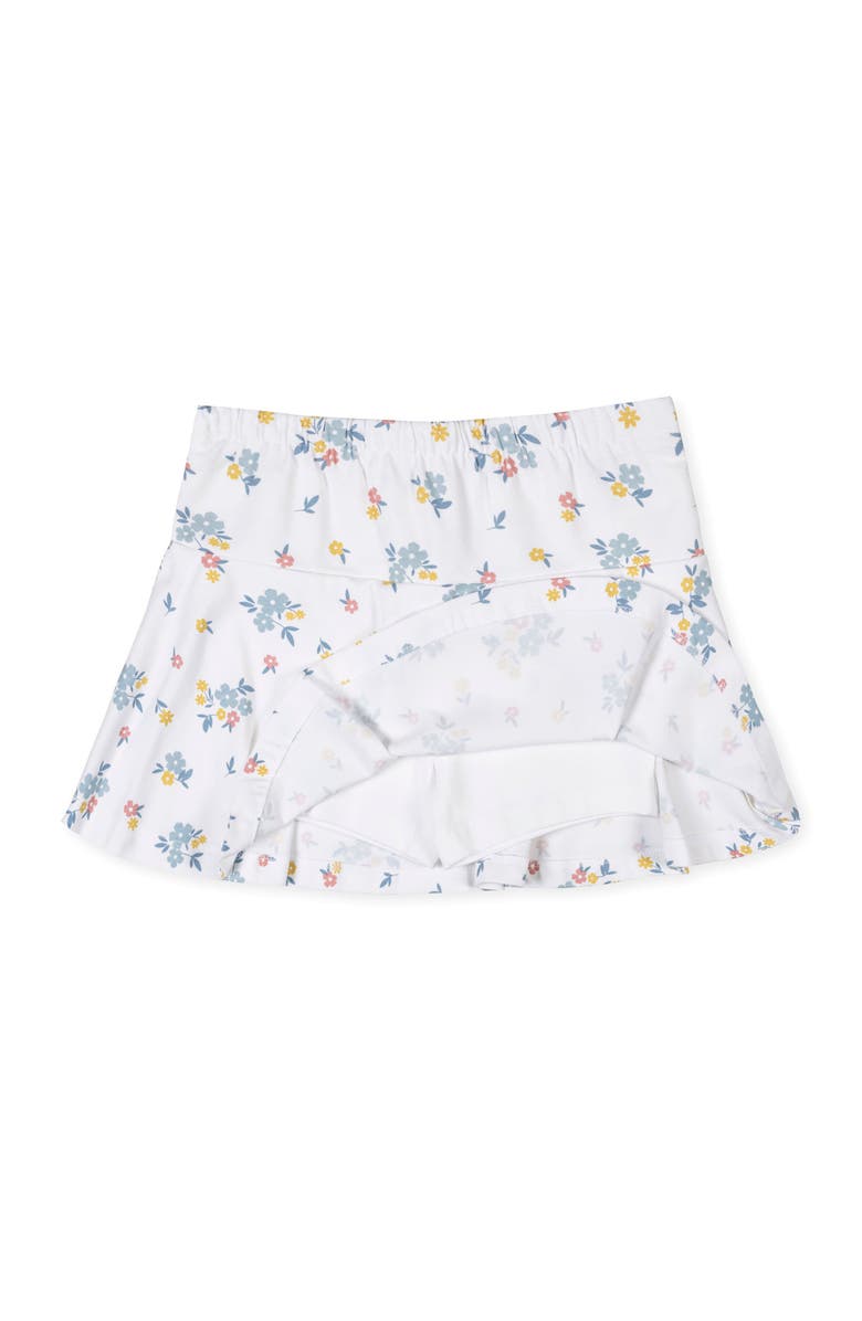 Hope & Henry Kids' Organic Printed Knit Skort, Alternate, color, Sunlit Multi Floral