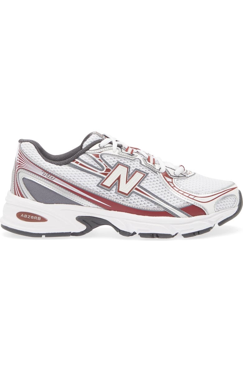 New Balance Gender Inclusive 740 Sneaker, Alternate, color, Mercury Red/ White