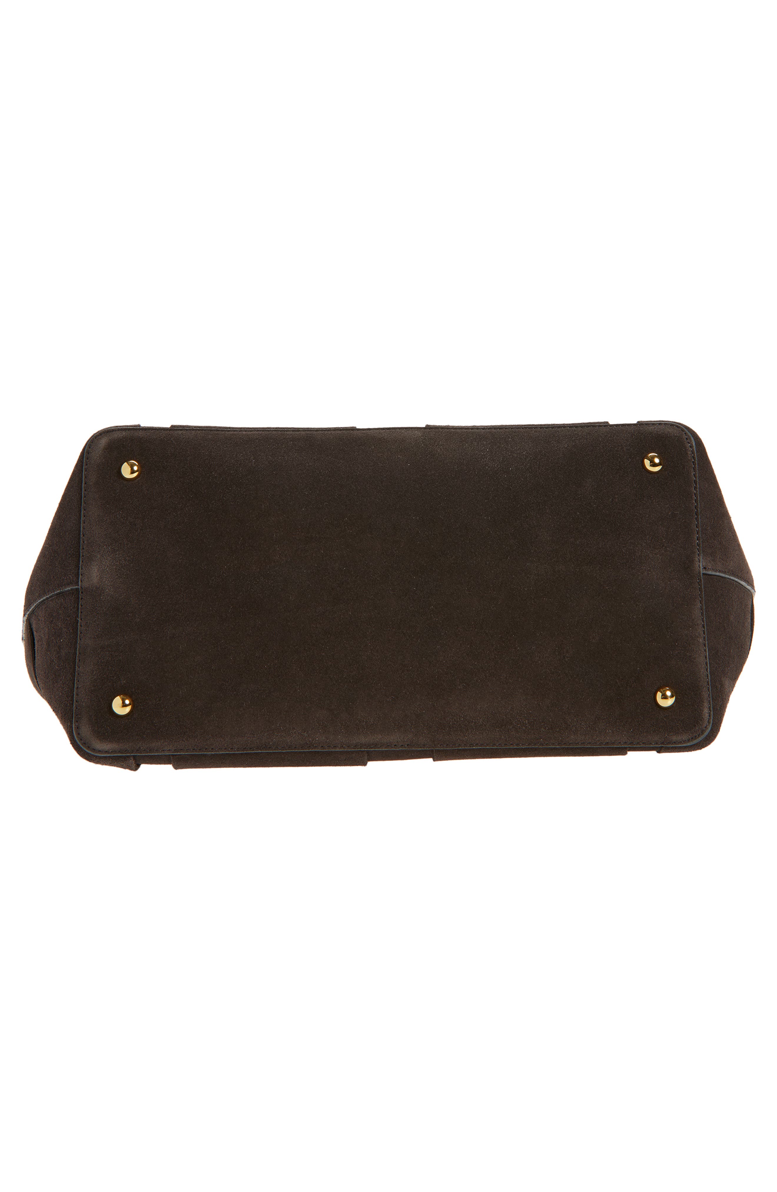 DeMellier The Florence Woven Leather Tote, Alternate, color, Dark Chocolate