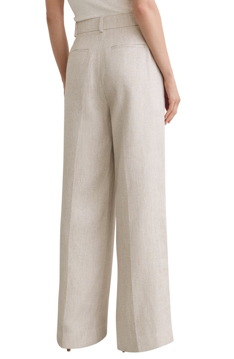 Reiss Nolah Wide Leg Pants, Alternate, color, Neutral