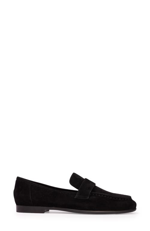 Black Suede Studio Arrow Loafer In Black Suede