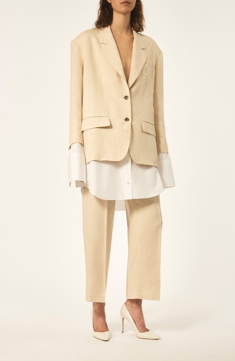 Interior Owens Layered Look Blazer, Alternate, color,