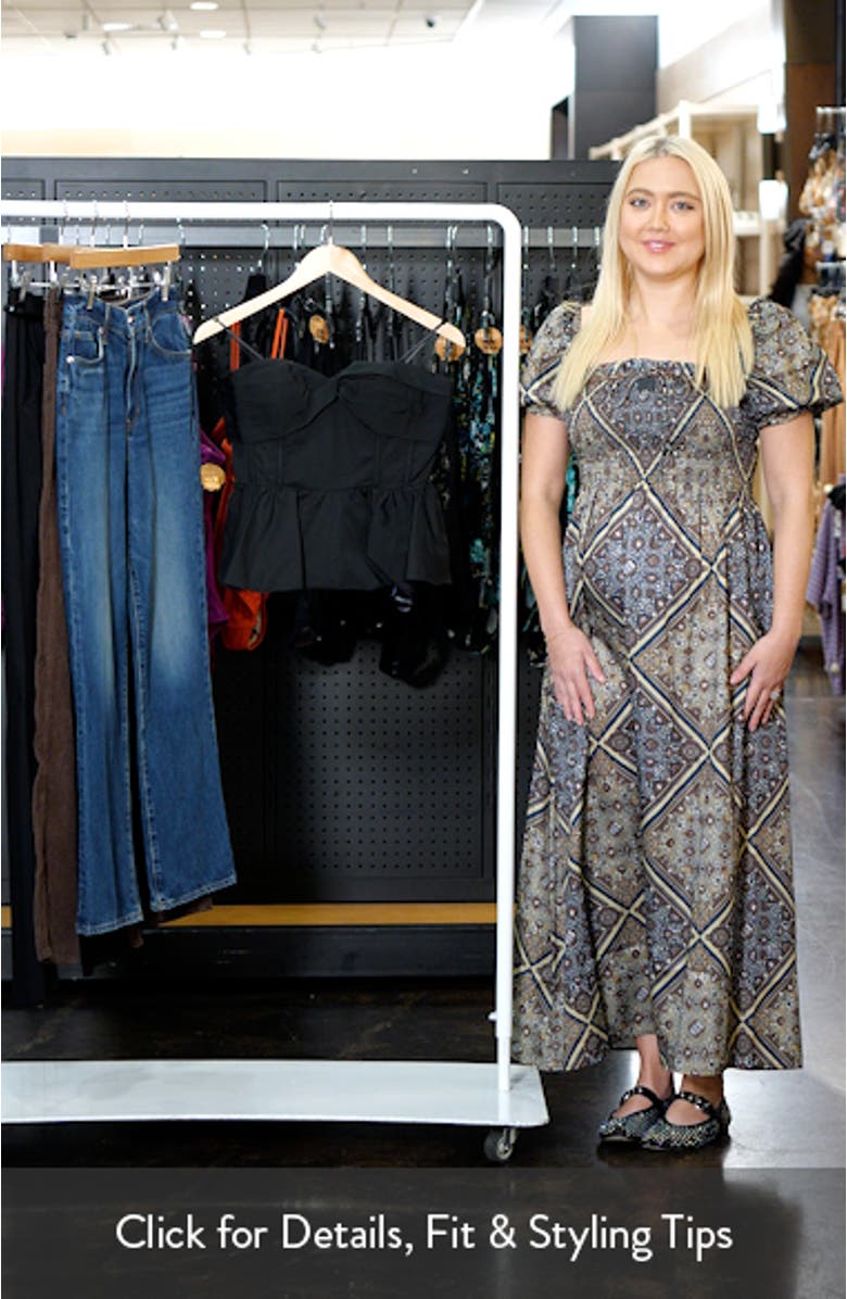 Melia Strapless Peplum Top, sales video thumbnail