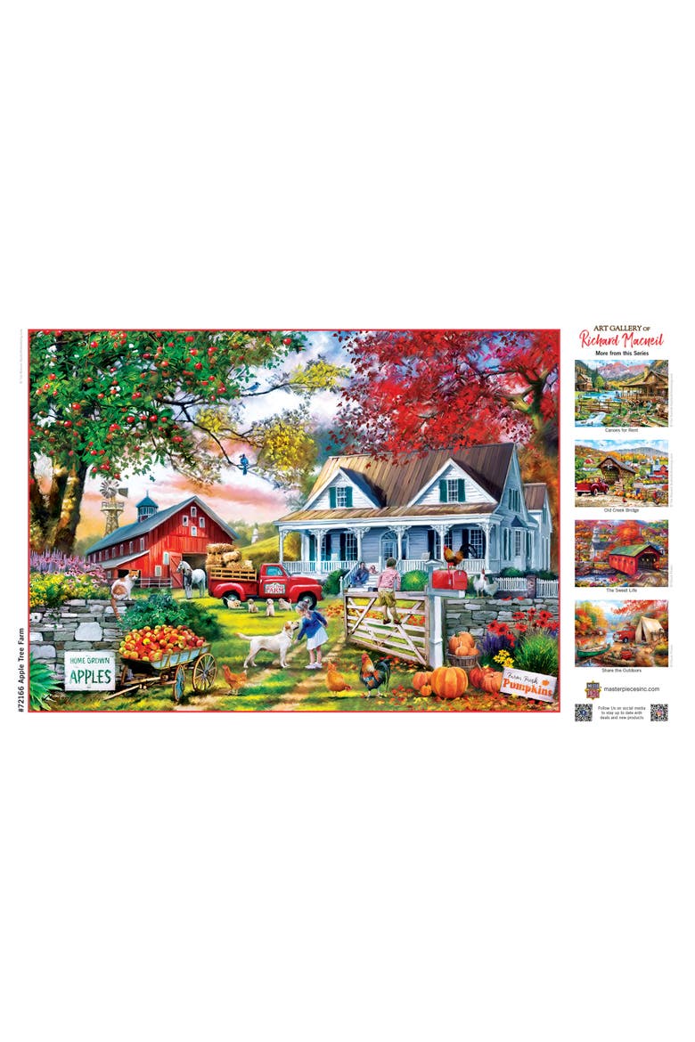 Apple Tree Farm 1000 Piece Jigsaw Puzzle, Alternate, color, Multicolor