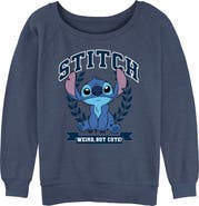 Lilo & Stitch Junior's Lilo & Stitch Weird But Cute Logo  Sweatshirt