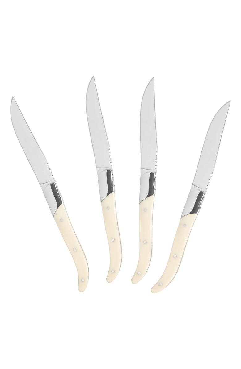 FRENCH HOME Laguiole Steak Knife - Set of 4, Alternate, color, Faux Ivory