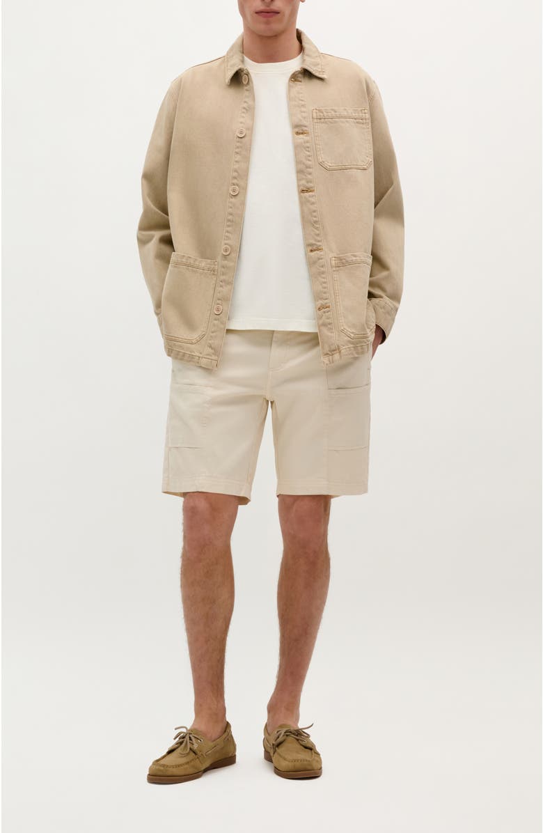 Scalpers Lucas Shorts, Alternate, color, Cream