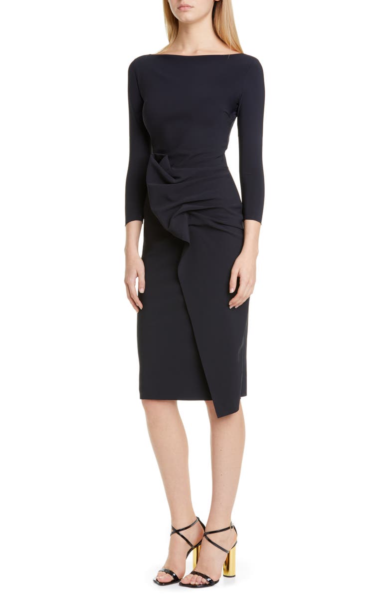 Chiara Boni La Petite Robe Kimi Ruffle Cocktail Dress, Main, color, 