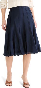 NIC+ZOE Batiste Flirt Ruffle A-Line Skirt
